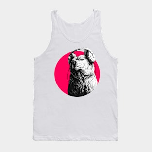 Music on World out - magenta Tank Top